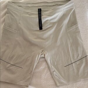 lululemon athletica Cream Bike Shorts